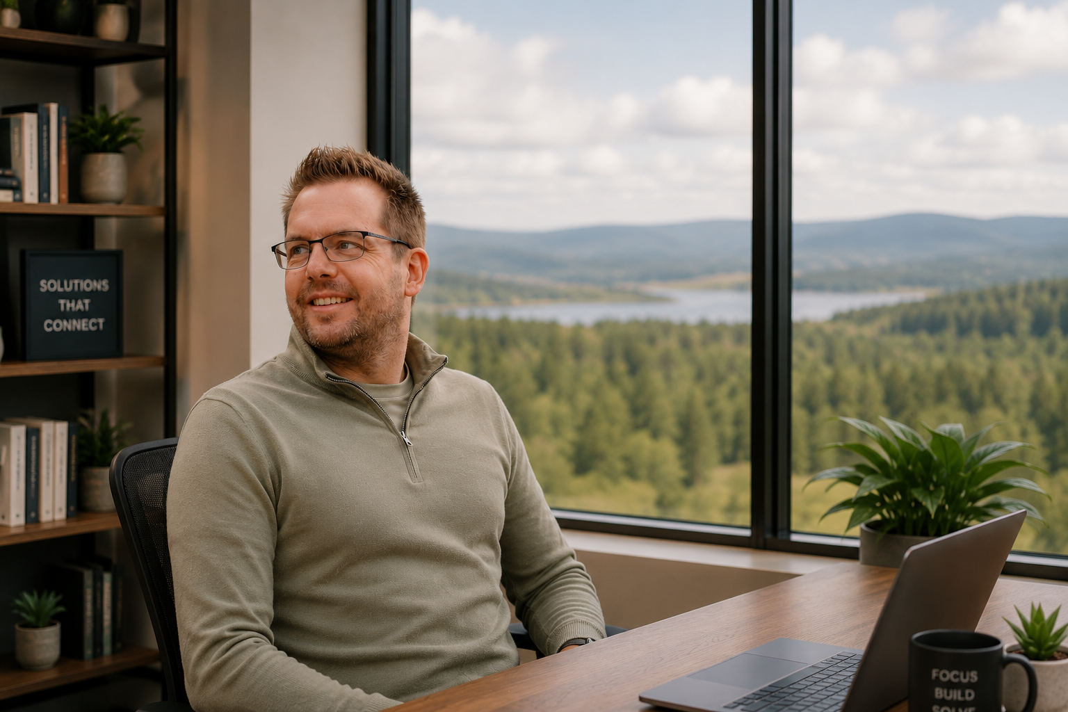 image of an office collaboration scene (for a mobility and transportation)